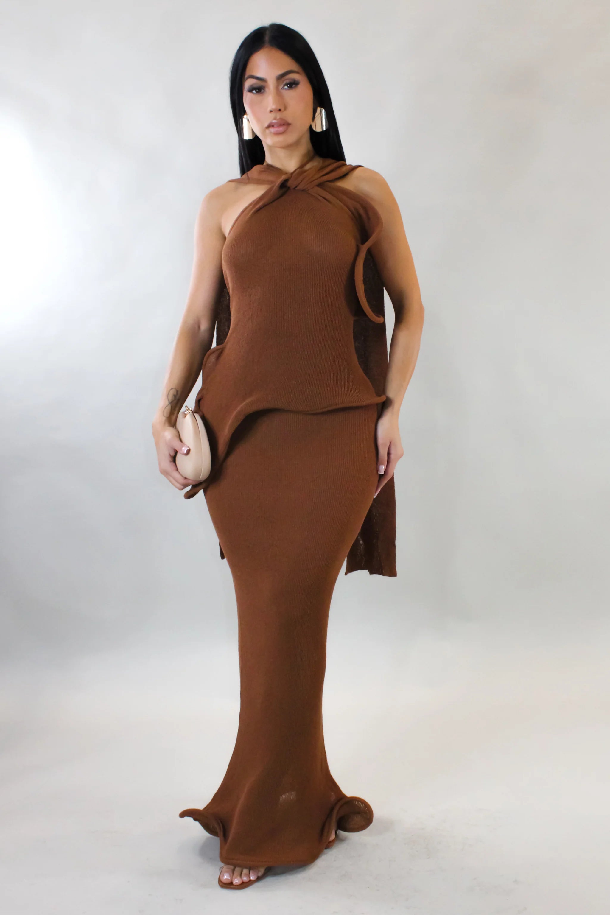 All About Love Maxi Dress- Brown