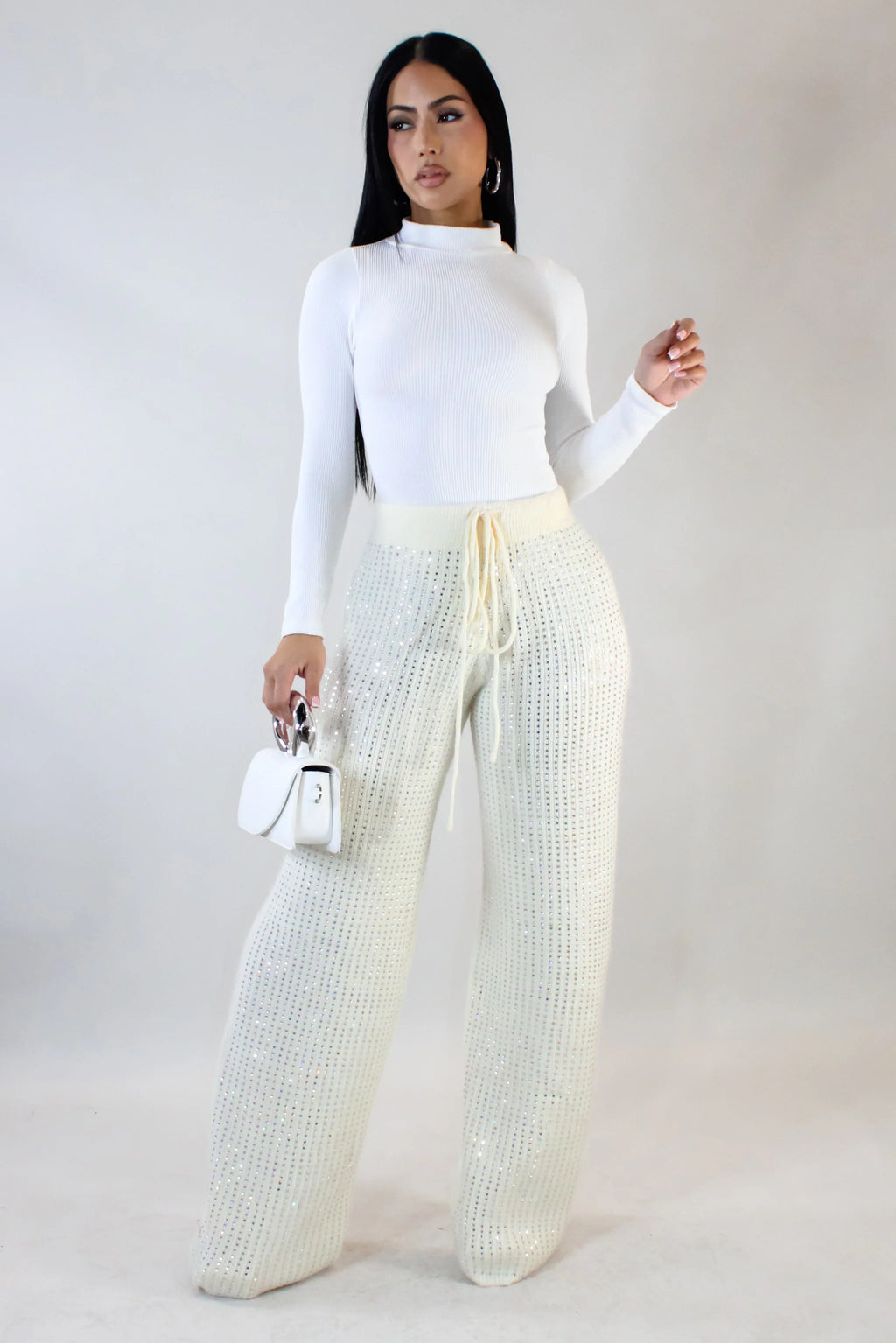 Azia Sweatpants - White