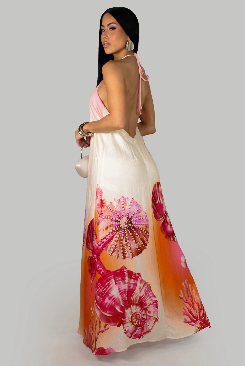 Coastal Romance Maxi Dress - Pink