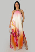 Coastal Romance Maxi Dress - Pink