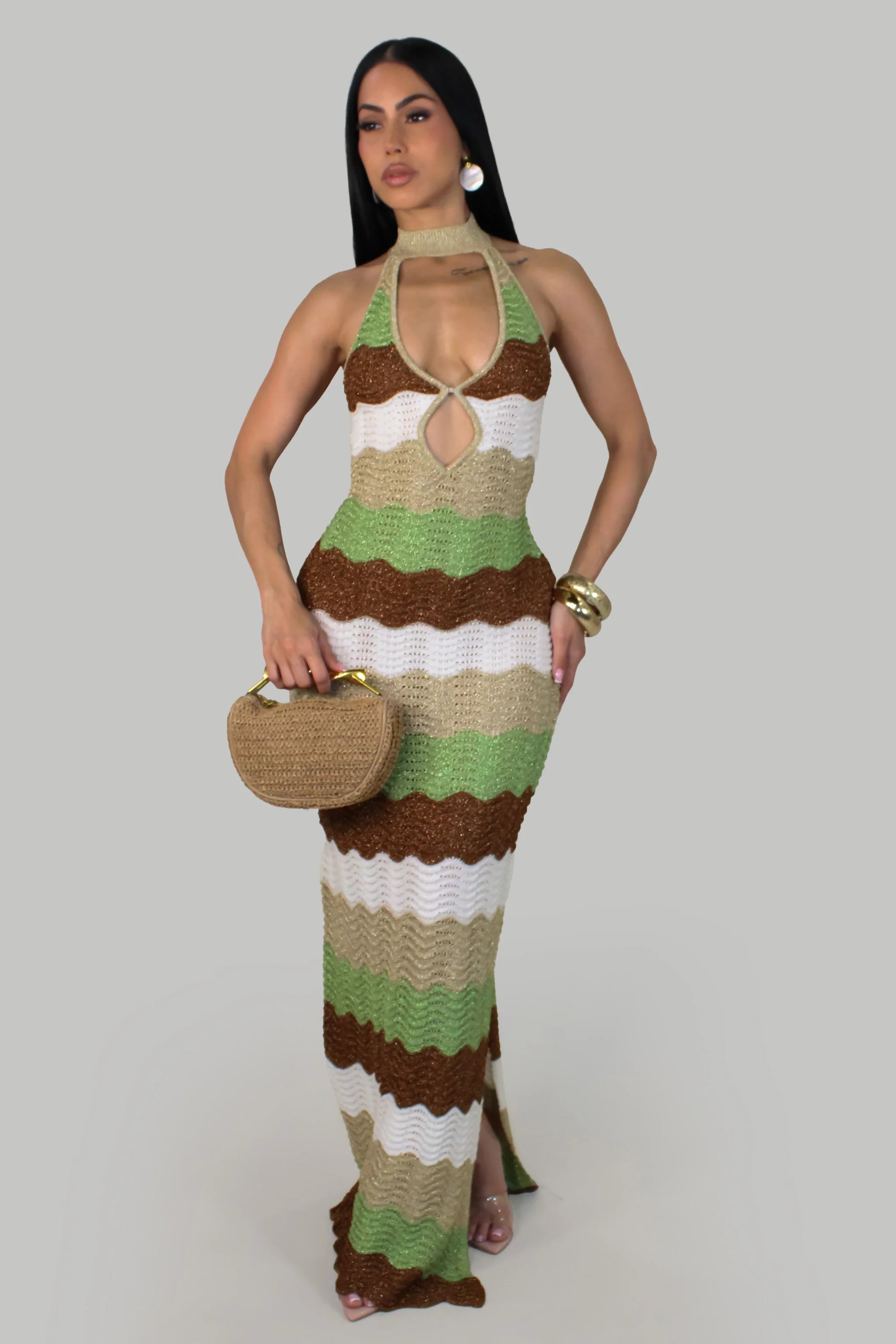 Emerald Island Maxi Dress – Multi