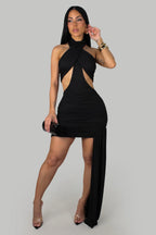 Endless Elegance Mini Dress – Black