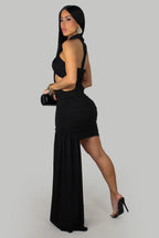 Endless Elegance Mini Dress – Black