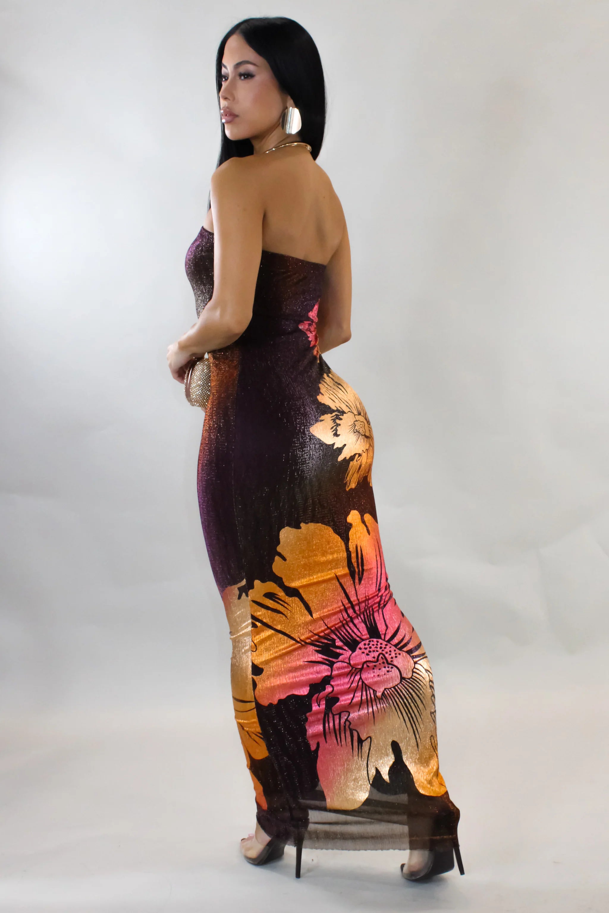 Vestido largo Get A Taste - Multicolor