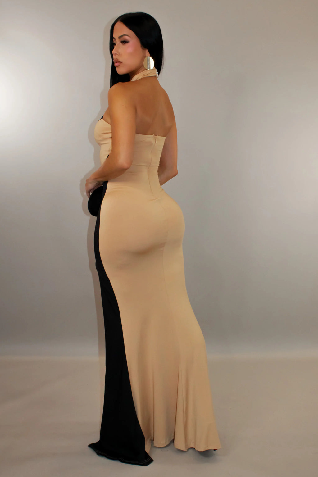 Go With The Flow Maxi Dress - Khaki