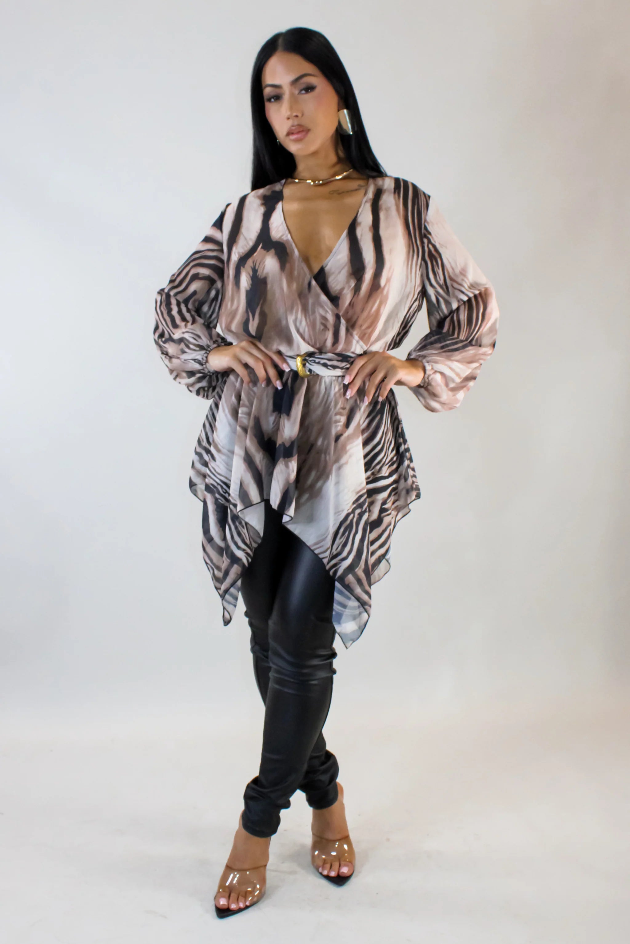 Good To Wait Top - Brown