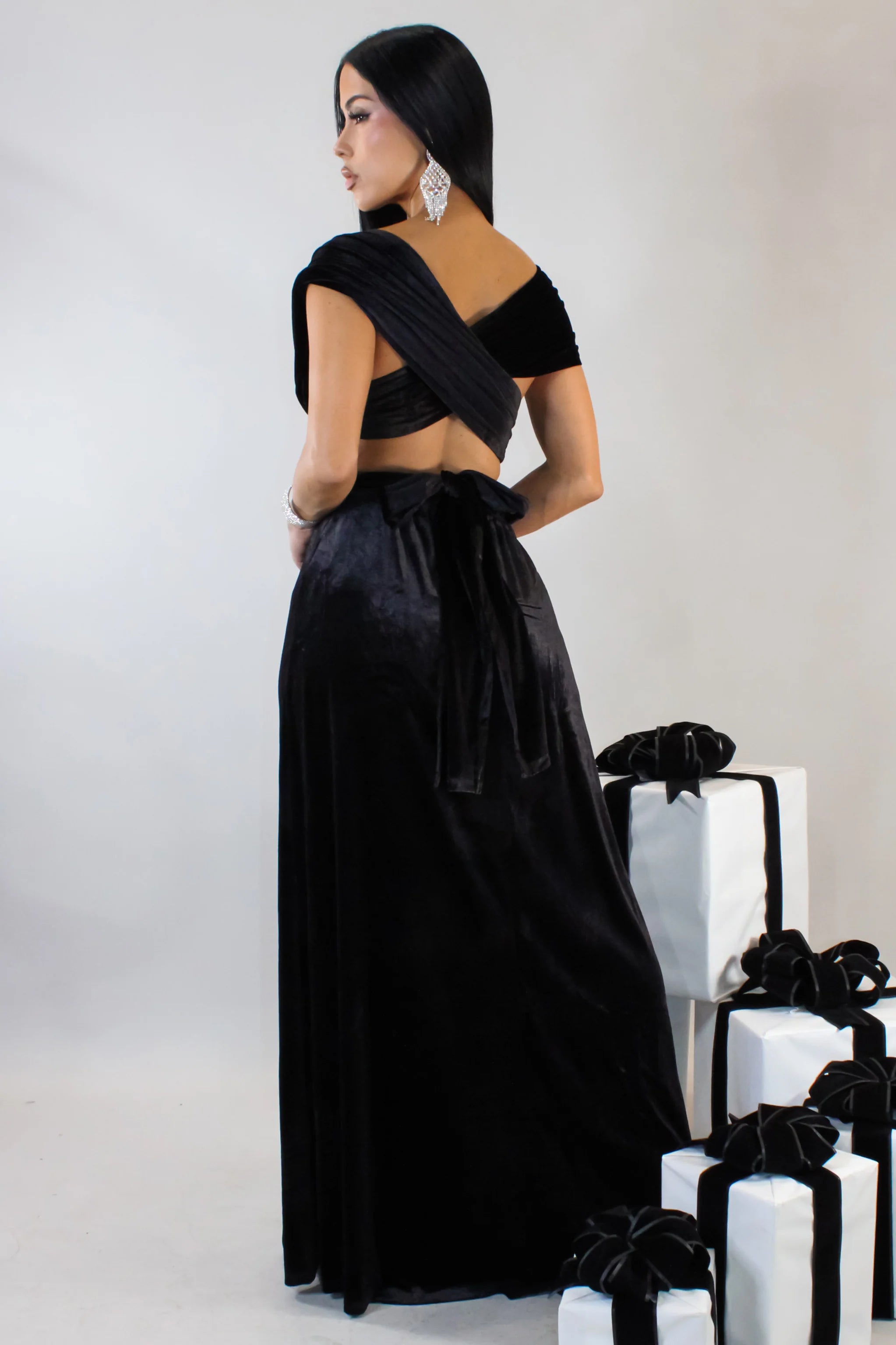 Head Over Heels Maxi Dress - Black