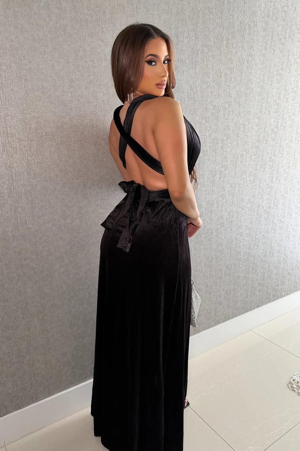 Vestido largo Head Over Heels - Negro