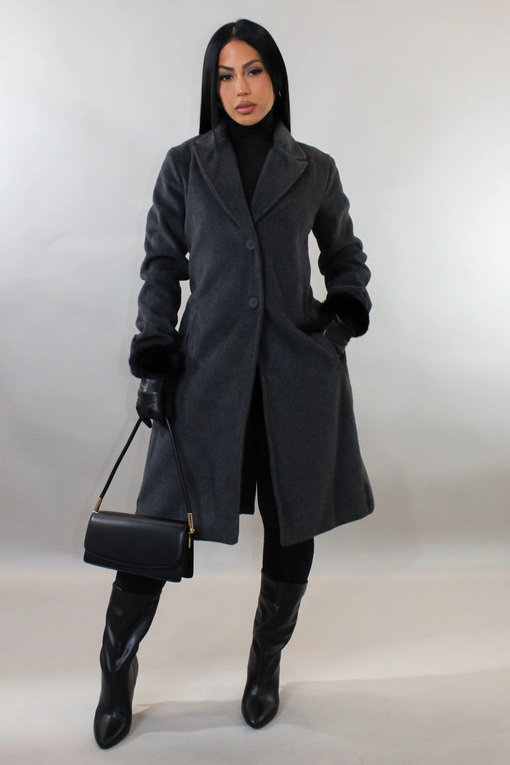 Abrigo High Hopes - Gris