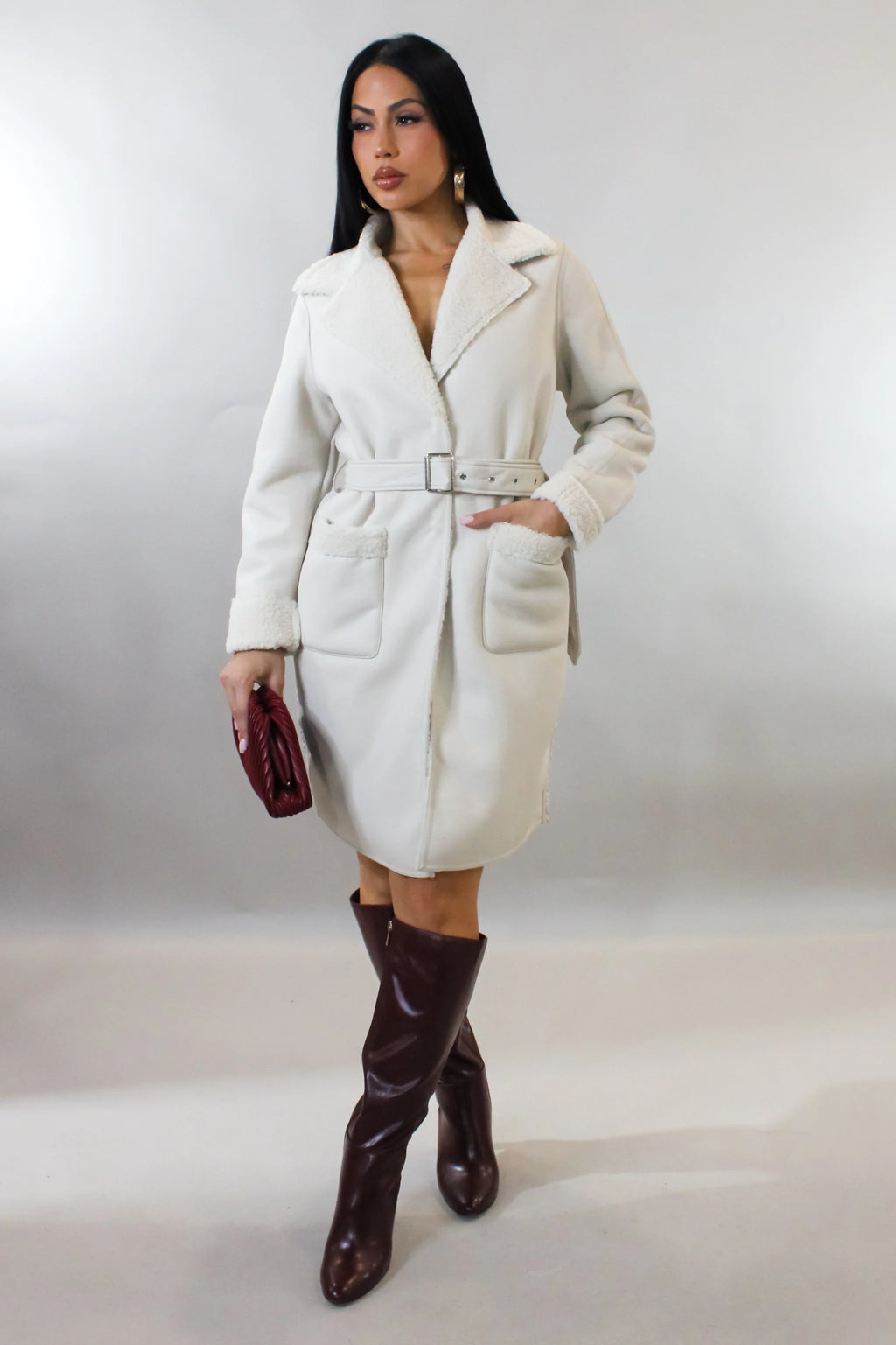 Abrigo Like A Reward - Crema