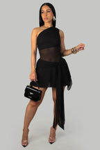 Love Involved Mini Dress – Black