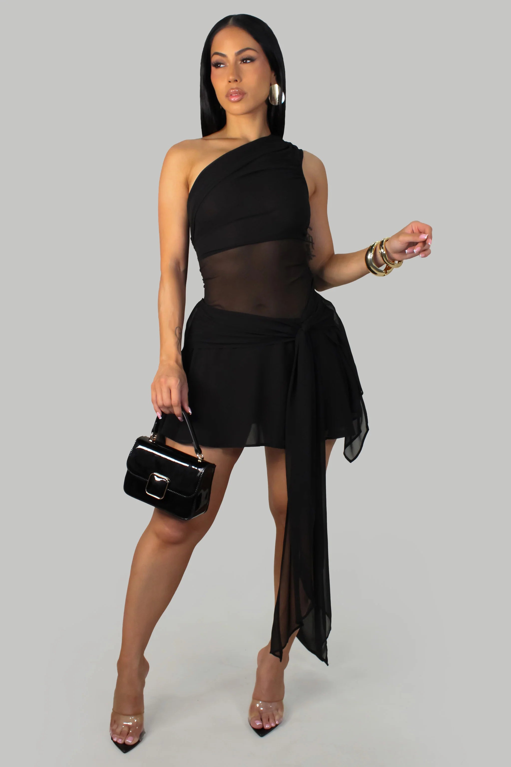Love Involved Mini Dress – Black