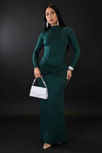 Vestido largo para niña bonita - Verde