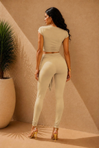 Tender Horizon Pant Set - Taupe