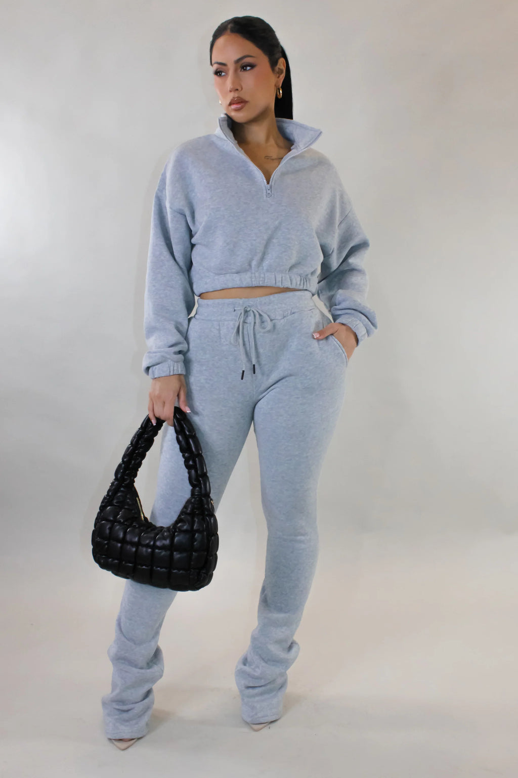 The Traveling Jogger Set - Grey