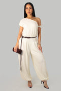 Unforgiven Jumpsuit – Ivory