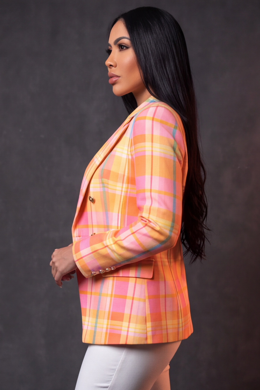 Sunset Plaid 2-Piece Set