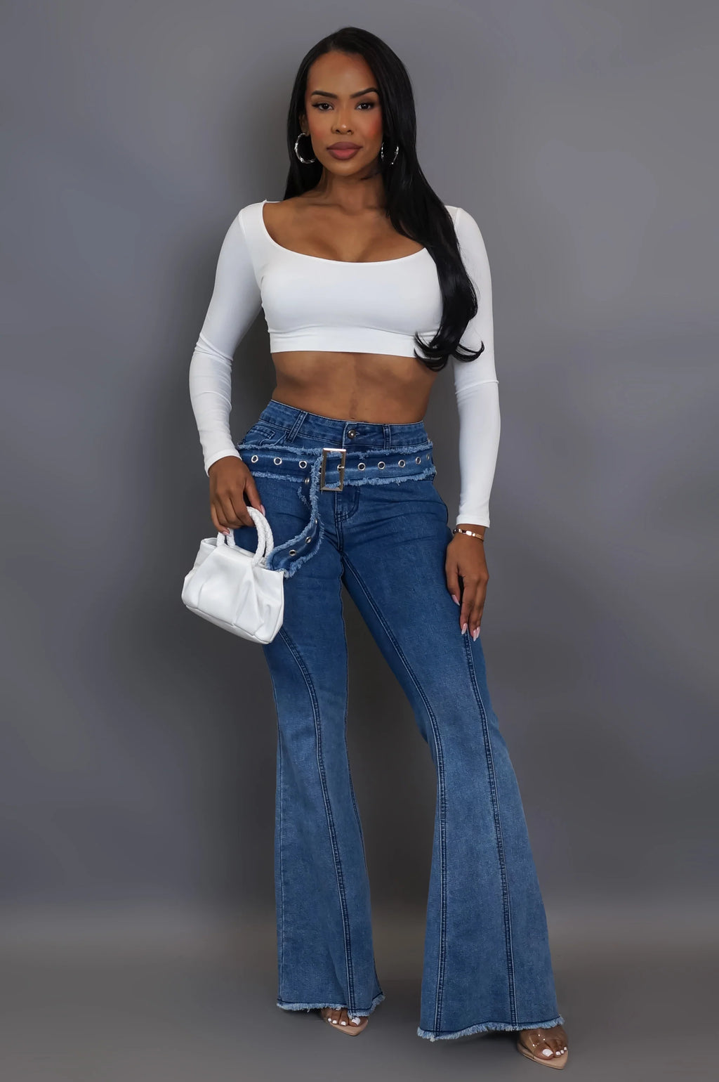 Vaqueros Watch Me Work - Lavado oscuro