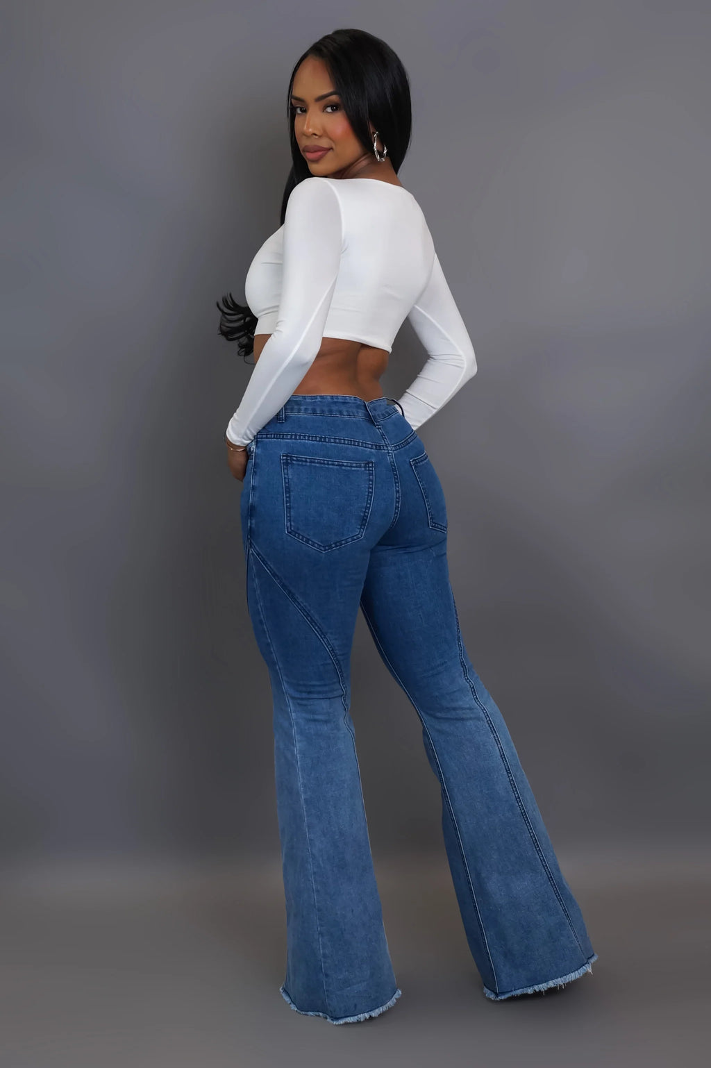 Vaqueros Watch Me Work - Lavado oscuro